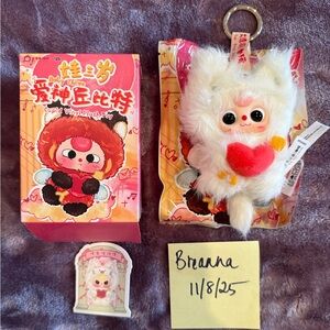 Baby Three Cupid Vinyl Plush Pendant